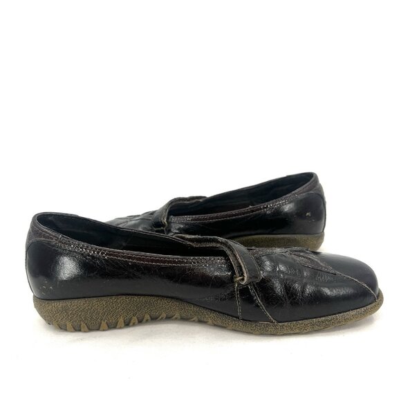 Naot Nau Mai Mary Jane Loafers Dark Brown Leather Size 39 US 8 8.5 - Picture 2 of 11